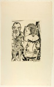 Camerino, tavola due da Jahrmarkt da Max Beckmann