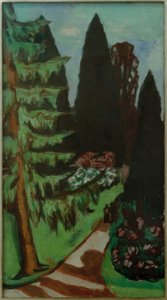 Cipressi di Eyckenstein da Max Beckmann