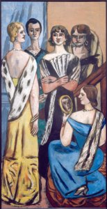Grande ritratto di donna (Cinque donne) da Max Beckmann