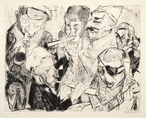 Felice Anno Nuovo 1917 da Max Beckmann