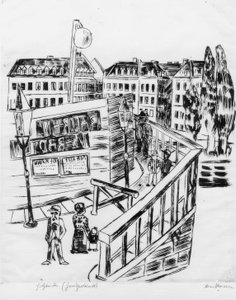 Ponte di legno da Max Beckmann