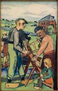 Segantini con bambino