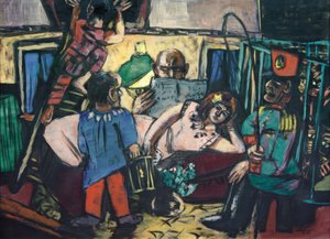 Nel carro degli artisti da Max Beckmann