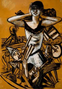 Carnevale a Napoli da Max Beckmann