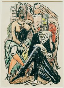 Re e demagogo da Max Beckmann