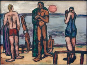 Piccolo quadro con bagnanti