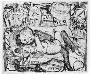 Coppia innamorata II da Max Beckmann