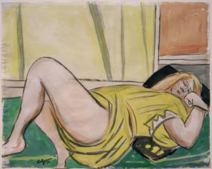 Sdraiata da Max Beckmann