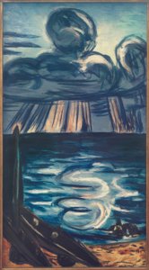 Mare con grande nuvola da Max Beckmann