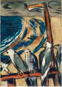 Gabbiani nella tempesta da Max Beckmann