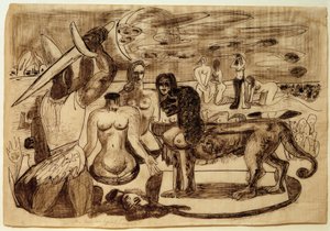 Perseo (Ercole) ultima impresa da Max Beckmann