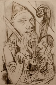 Pierrot con maschera