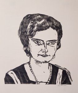 Ritratto di Frau HM (Naila) da Max Beckmann