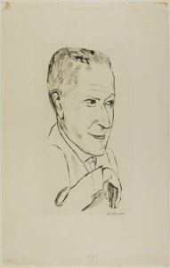 Ritratto di Reinhard Pieper da Max Beckmann