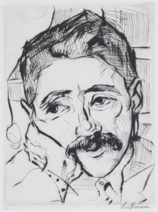 Ritratto di Walter Carl da Max Beckmann