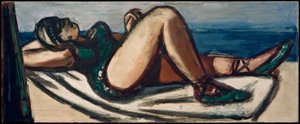 Dormiente sulla spiaggia