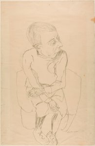 Ragazzo seduto da Max Beckmann