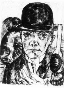 Autoritratto con cappello rigido