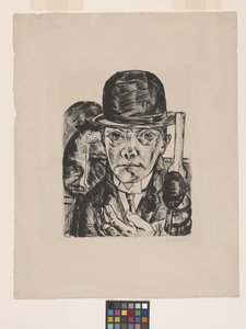 Autoritratto con bombetta da Max Beckmann