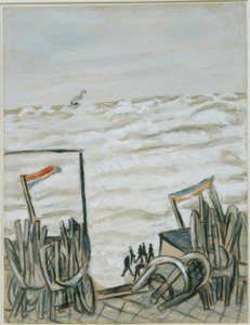 Spiaggia con marea alta da Max Beckmann