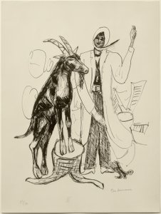 IL CERVO (Il caprone) da Max Beckmann