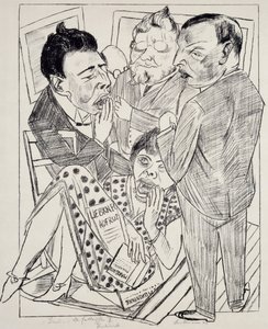 Il deluso II, di Max Beckmann (1884-1950), litografia. Germania, XX secolo. da Max Beckmann