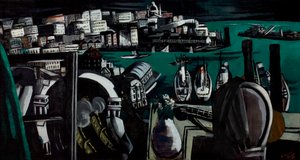 Il porto di Genova da Max Beckmann