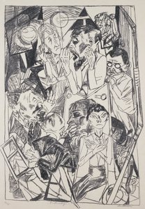 Gli ideologi da Max Beckmann