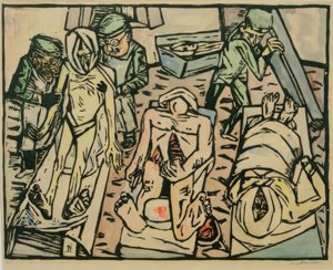 Casa dei morti da Max Beckmann