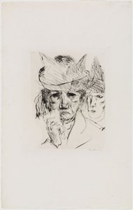 Donna piangente da Max Beckmann