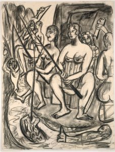 Donne che pescano da Max Beckmann