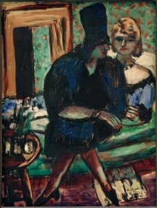 Due donne sul divano da Max Beckmann