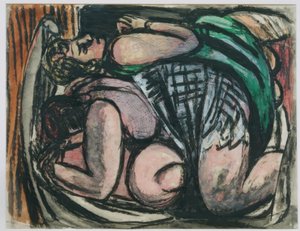 Due donne sdraiate da Max Beckmann