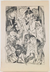 Tavola 6: Gli ideologi da Max Beckmann