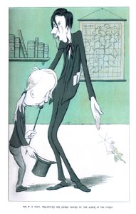Mr WB Yeats, Presentando Mr George Moore alla Regina delle Fate, 1904 da Henry Maximilian Beerbohm