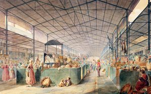 Interno di Les Halles, 1835