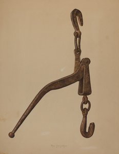 Tenditore di carico di tronchi, 1939 da Max Fernekes