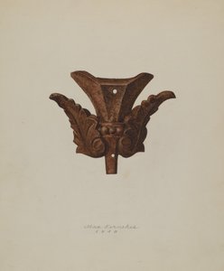 Foglia di Ferro Ornamentale, 1938 da Max Fernekes