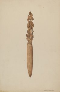 Coltello da carta, c. 1938 da Max Fernekes
