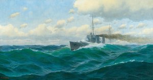 Tedesco: Kanonenboot auf hoher See Cannoniera in alto mare