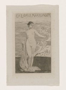 Ex libris di Max Klinger da Max Klinger