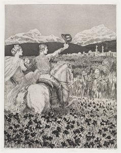 Nella propria terra (Tenda, opus XIV, parte 2, n. 43) da Max Klinger