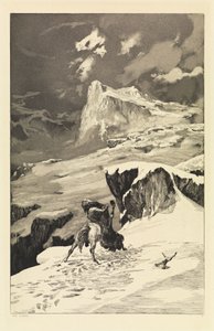 Centauri in lotta (Intermezzi, Opus IV, tavola 5) da Max Klinger
