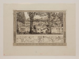 Narciso ed Eco I da Max Klinger