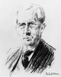 Arno Holz / Litografia di Max Liebermann