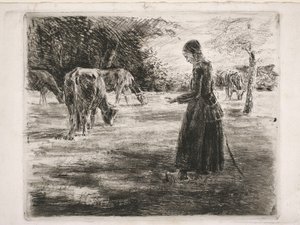 Al pascolo (presso Delden in Olanda) da Max Liebermann