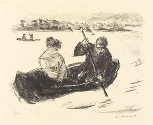Canoa, 1919 da Max Liebermann