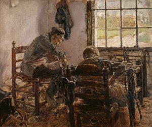 Officina del calzolaio da Max Liebermann