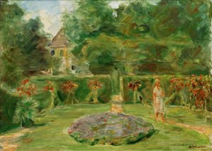 Il rondò nel giardino di siepi da Max Liebermann