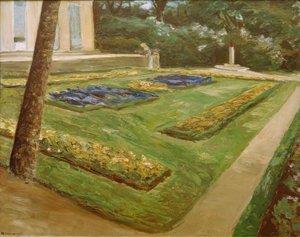 La terrazza dei fiori nel giardino di Wannsee verso nord-ovest da Max Liebermann